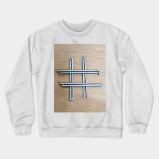 Hashtag Pound Sign Nailed It! Crewneck Sweatshirt